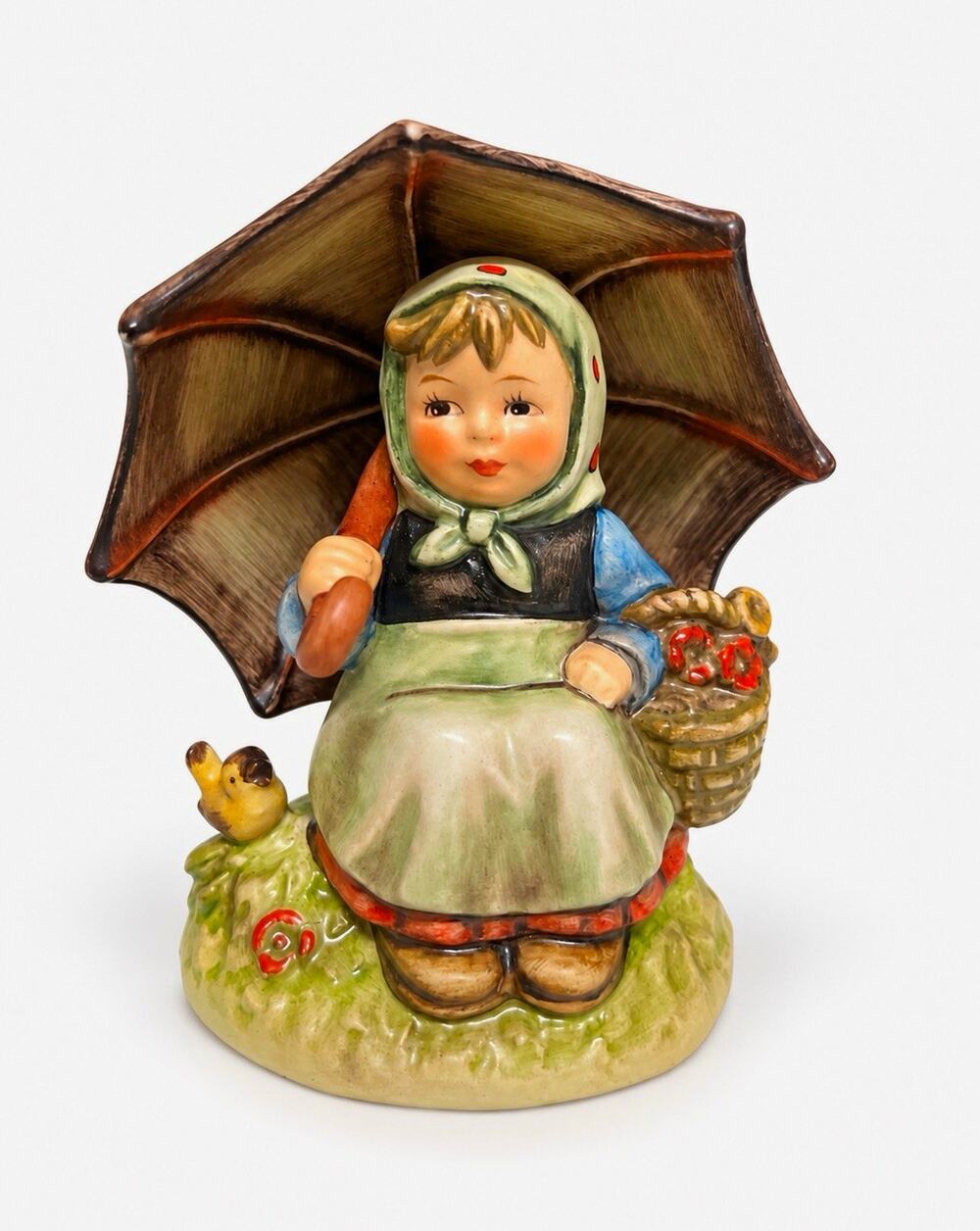 Goebel M.J. Hummel Collectors Club Special Edition No. 9 Girl Umbrella 1983